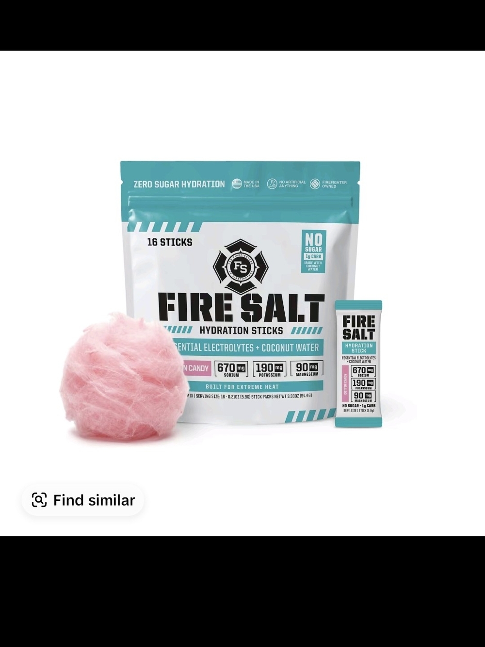 Fire Salt Cotton Candy 18 Pack Nwt
